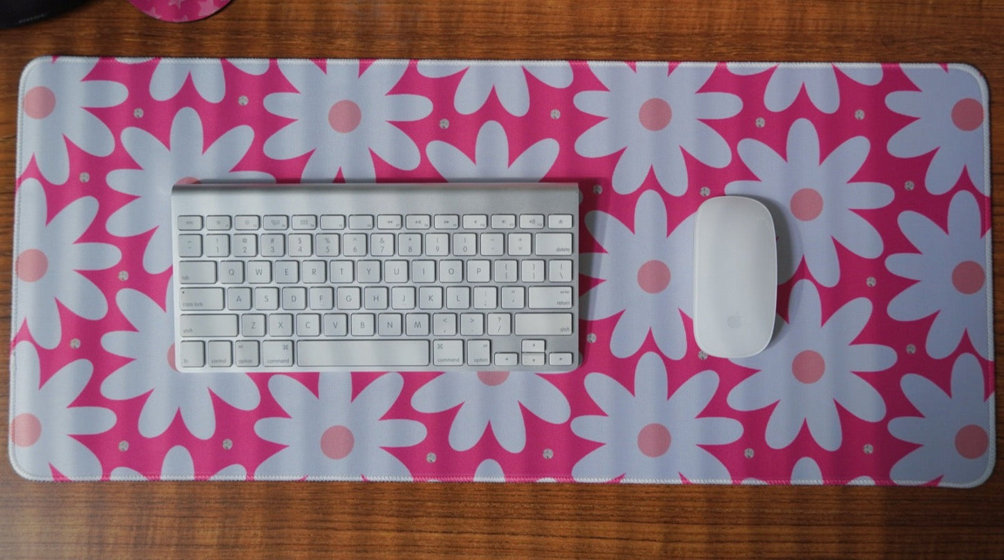 Flower Power Desk Pad