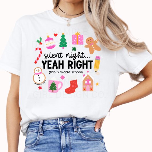 Silent Night Tee | Middle School