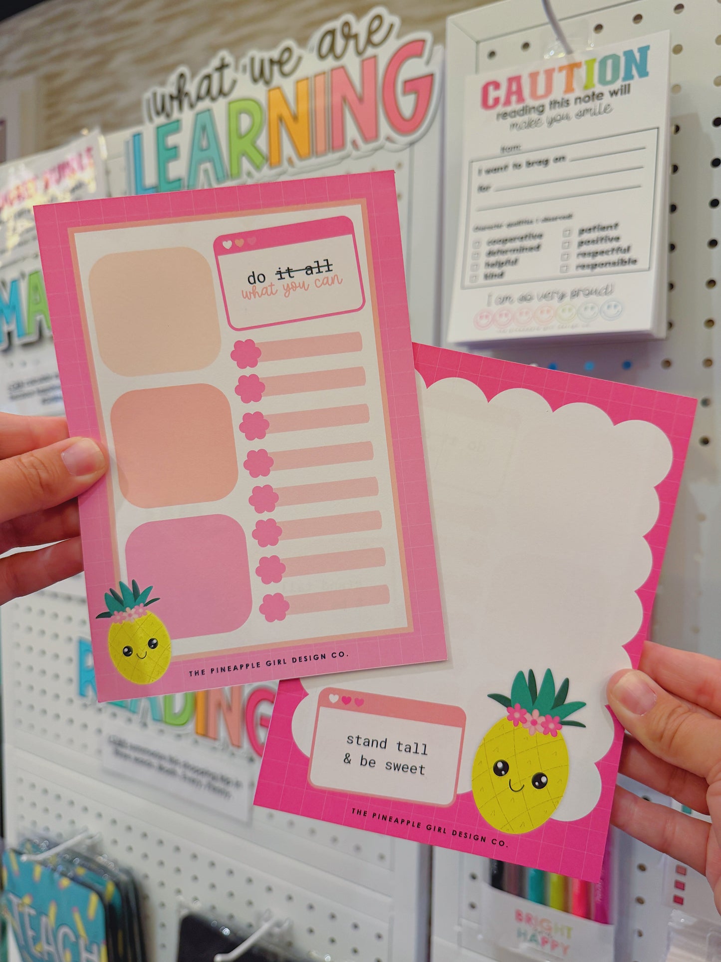 Stand Tall & Be Sweet | Double Sided Note Pad