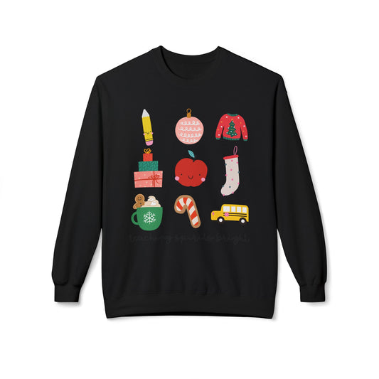 Teaching Spirits Bright Crewneck Sweatshirt