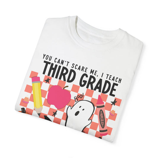 Can't Scare Me! T-Shirt | Third Grade
