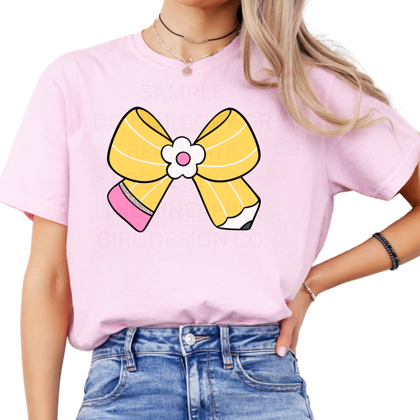 Pencil Bow Tee