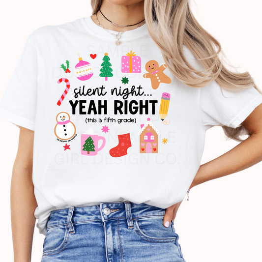 Silent Night Tee | 5th Grade