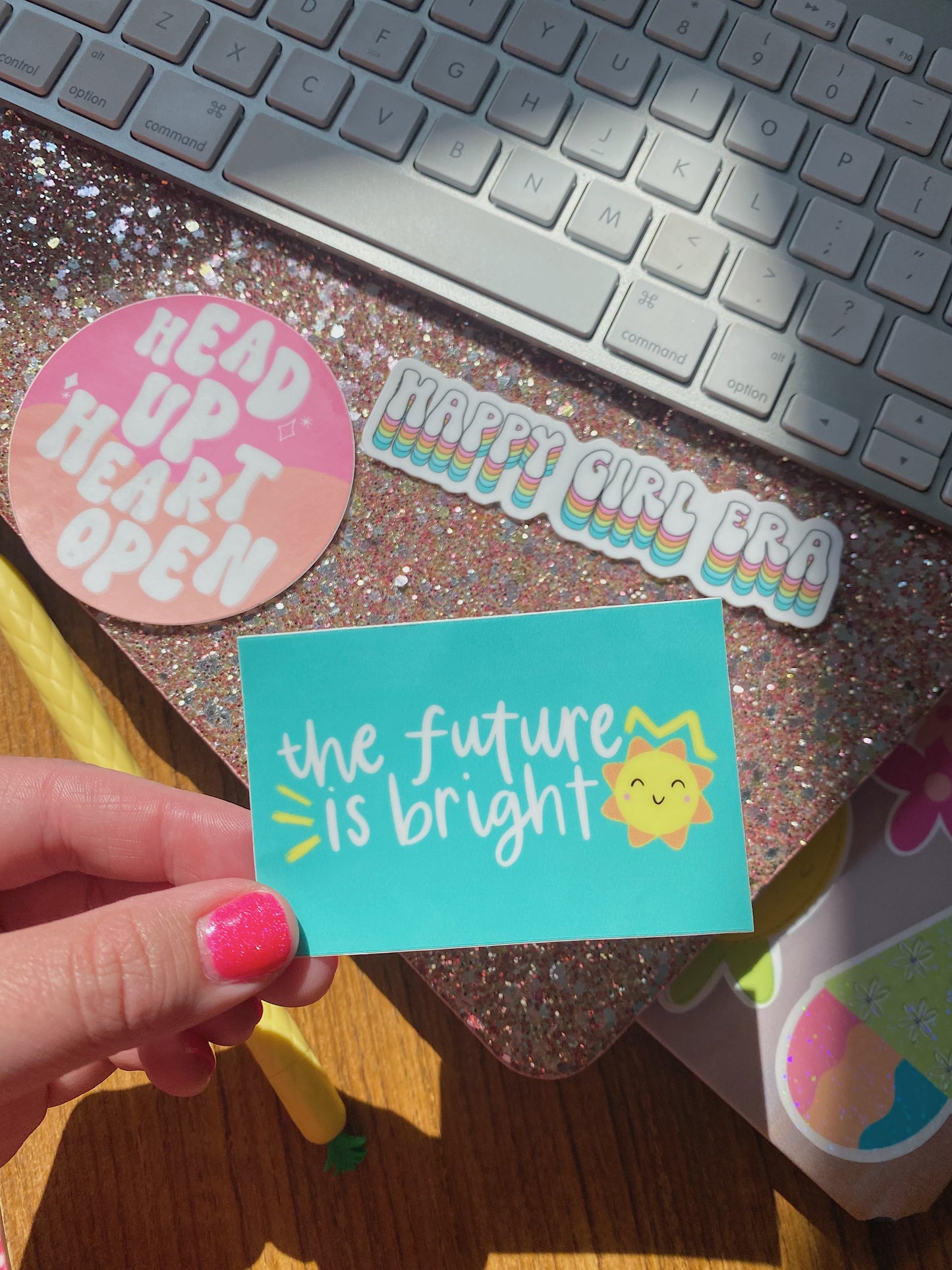 The Future is Bright Sticker