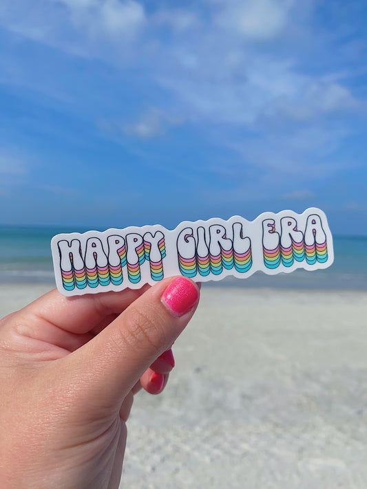 Happy Girl Era Sticker