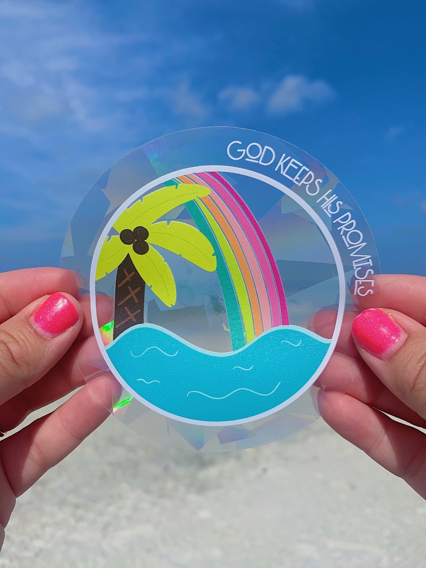 God Keeps His Promises Sun Catcher