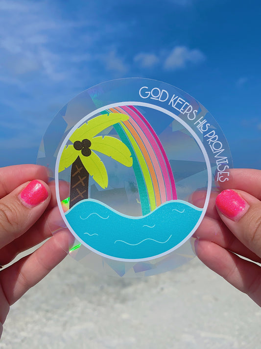 God Keeps His Promises Sun Catcher