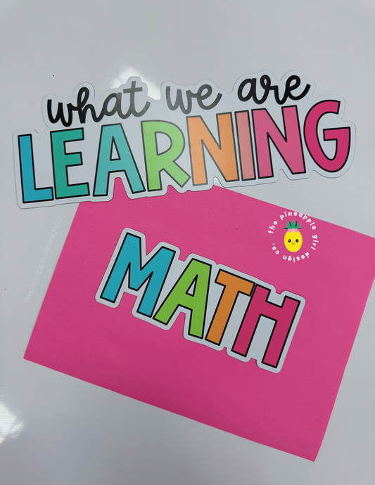 Content Area Magnet: Math
