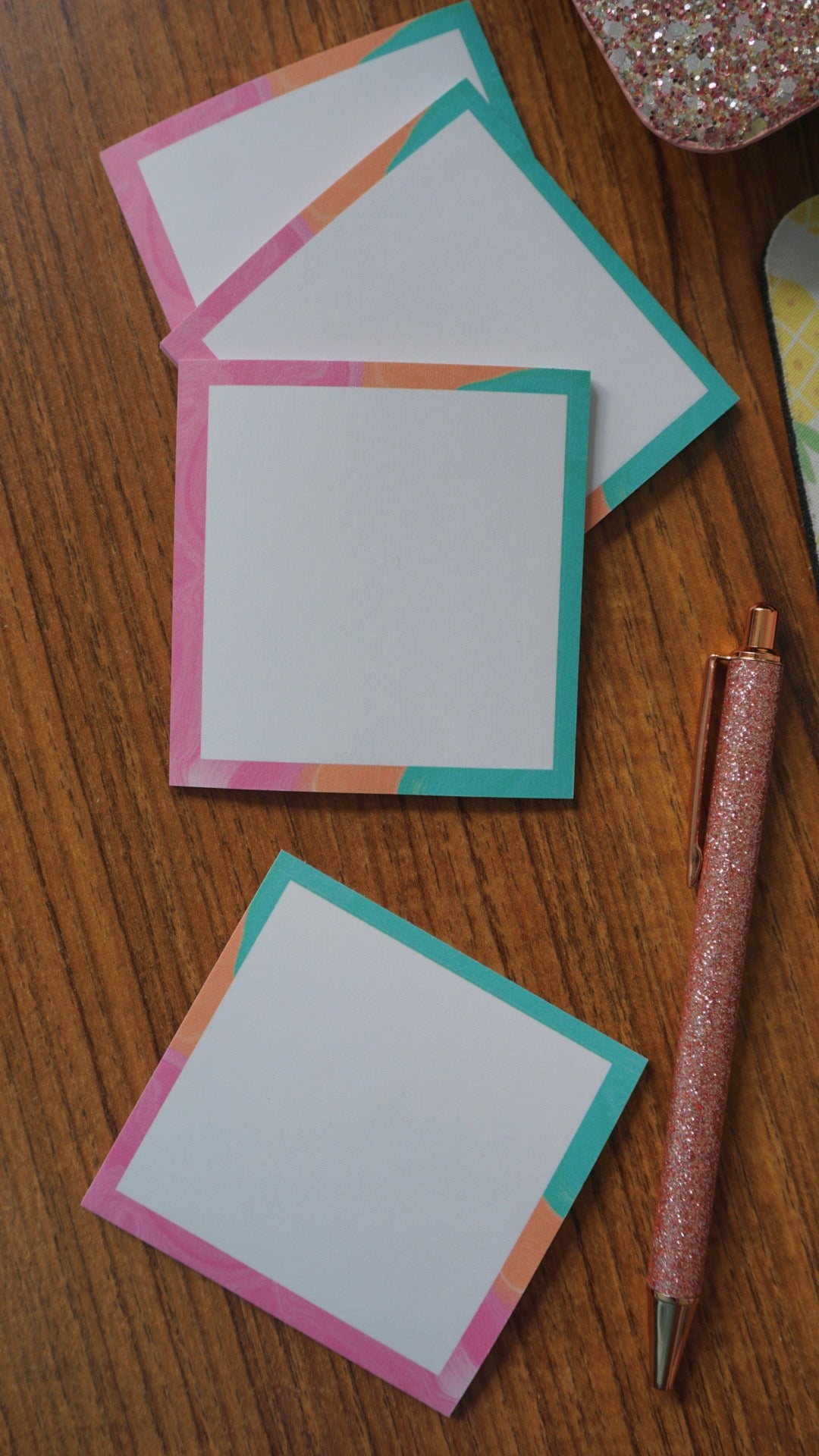 Rainbow Shave Ice Post-it Notes