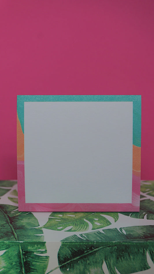 Rainbow Shave Ice Post-it Notes