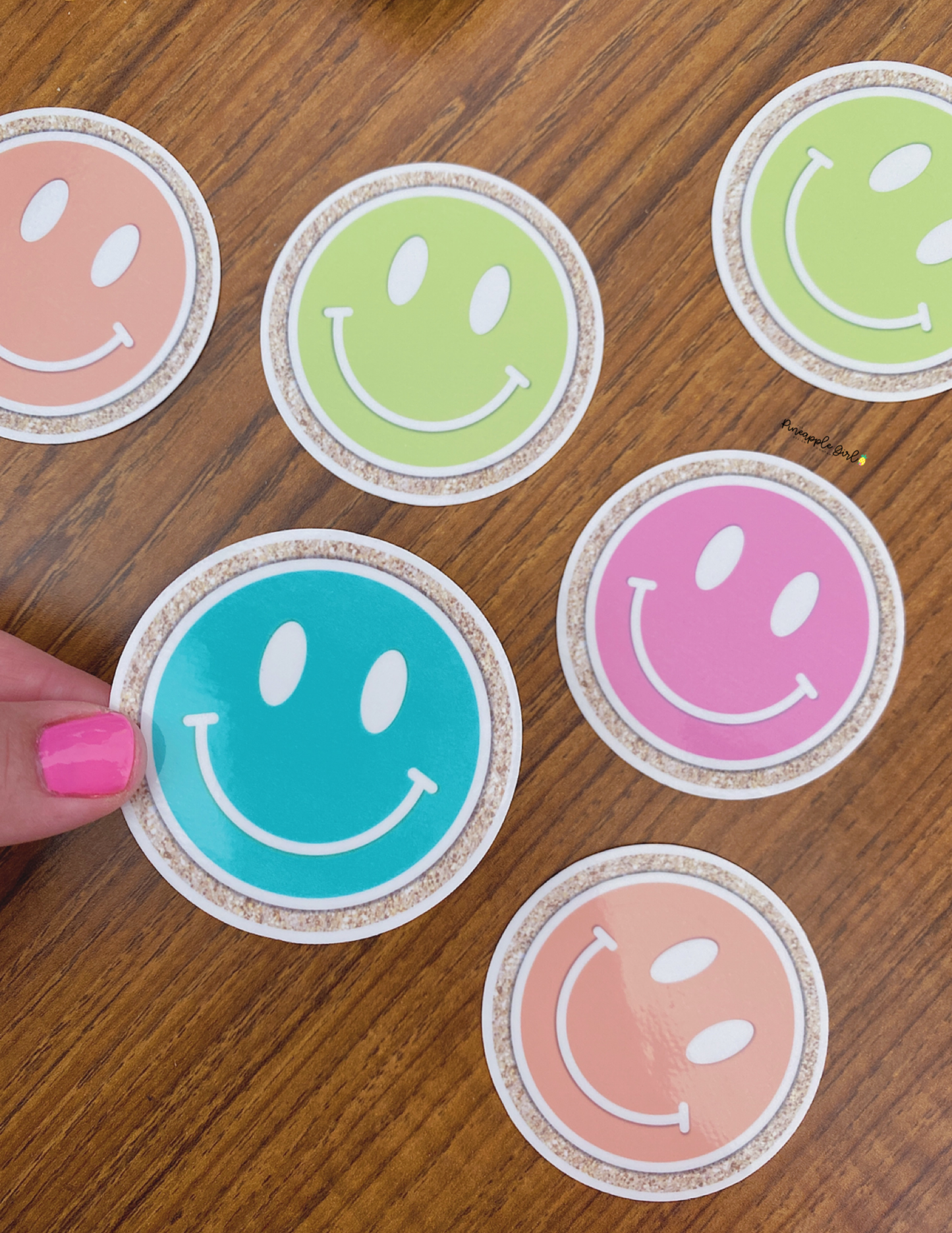 Smiley Face Sticker | Varsity Collection