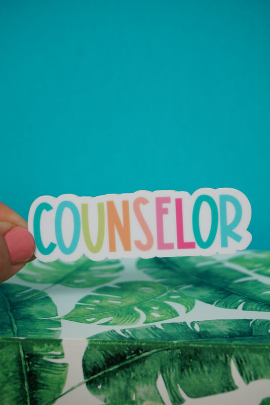 School Counselor Sticker