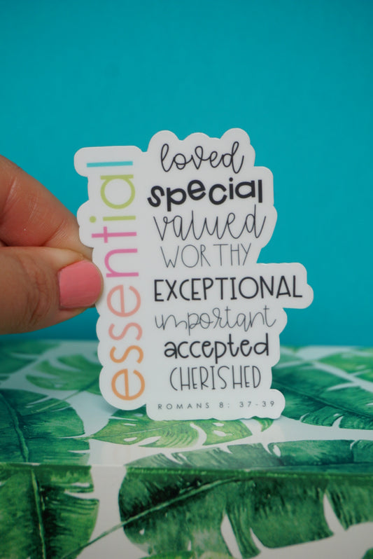 Essential Teacher Sticker