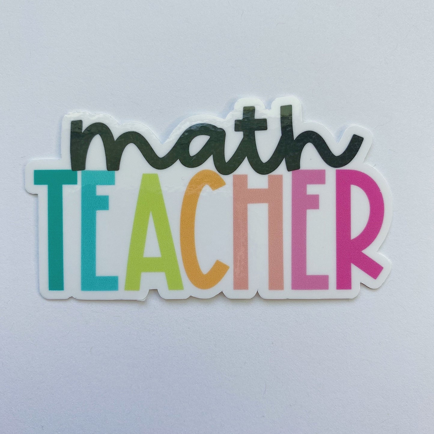 Math Teacher Sticker