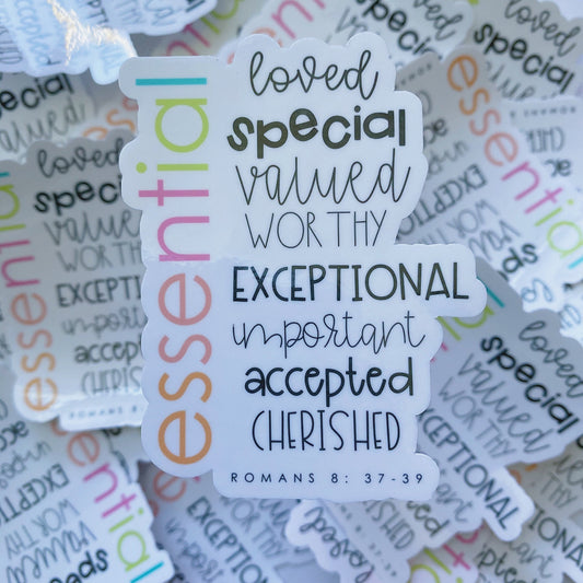 Essential Teacher Sticker