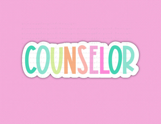 School Counselor Sticker