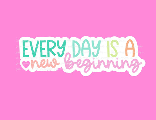 New Beginnings Sticker