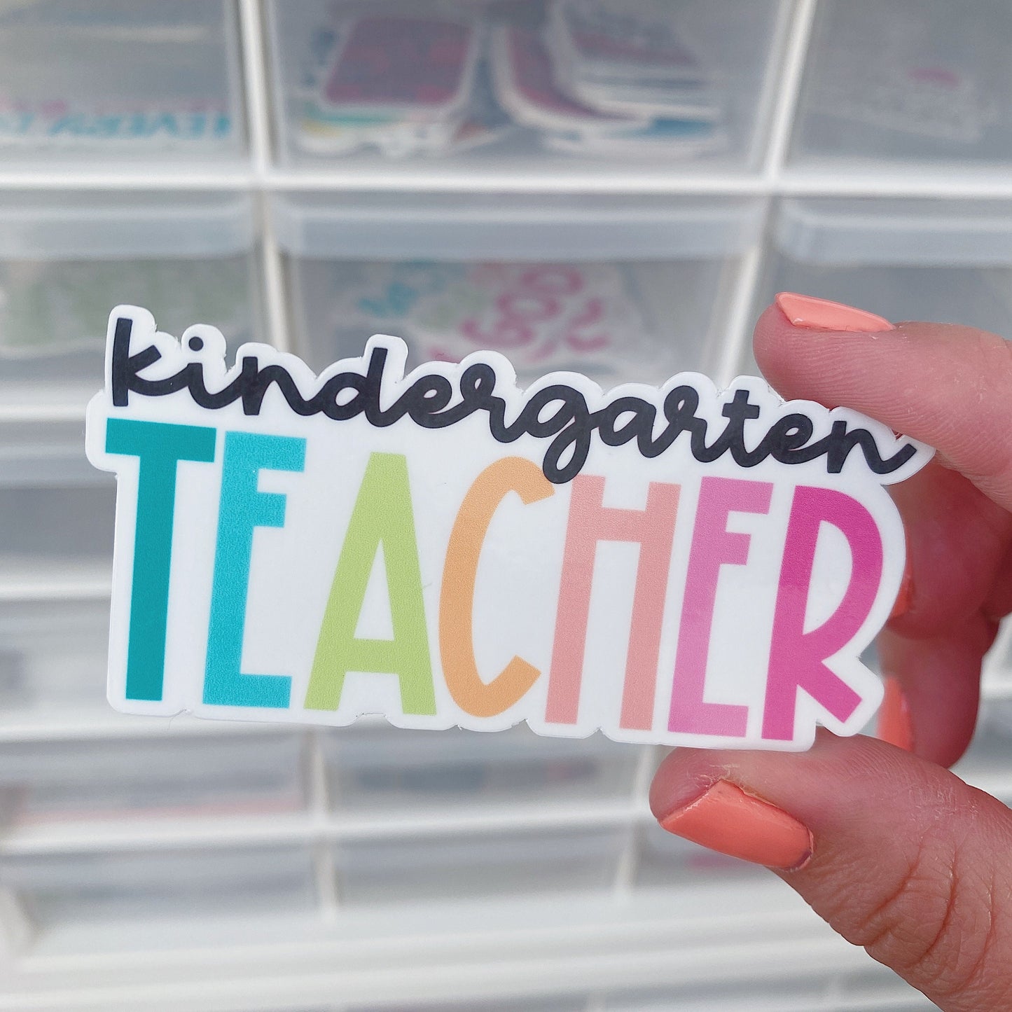 Kindergarten Teacher Sticker