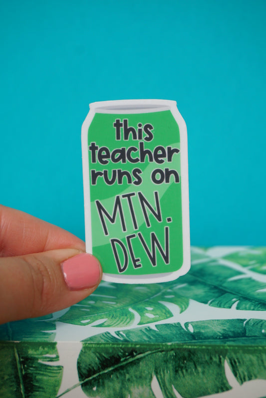 Diet. Mtn. Dew Sticker | Favorite Drinks Collection