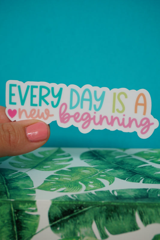 New Beginnings Sticker