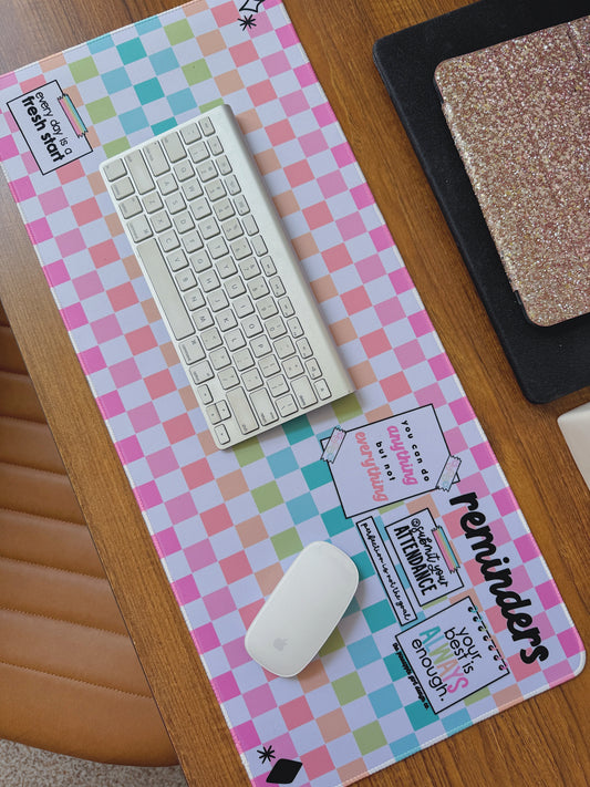 Reminders Desk Pad | Pastel