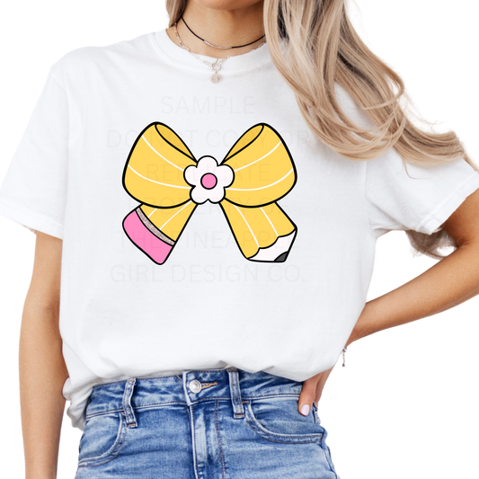 Pencil Bow Tee