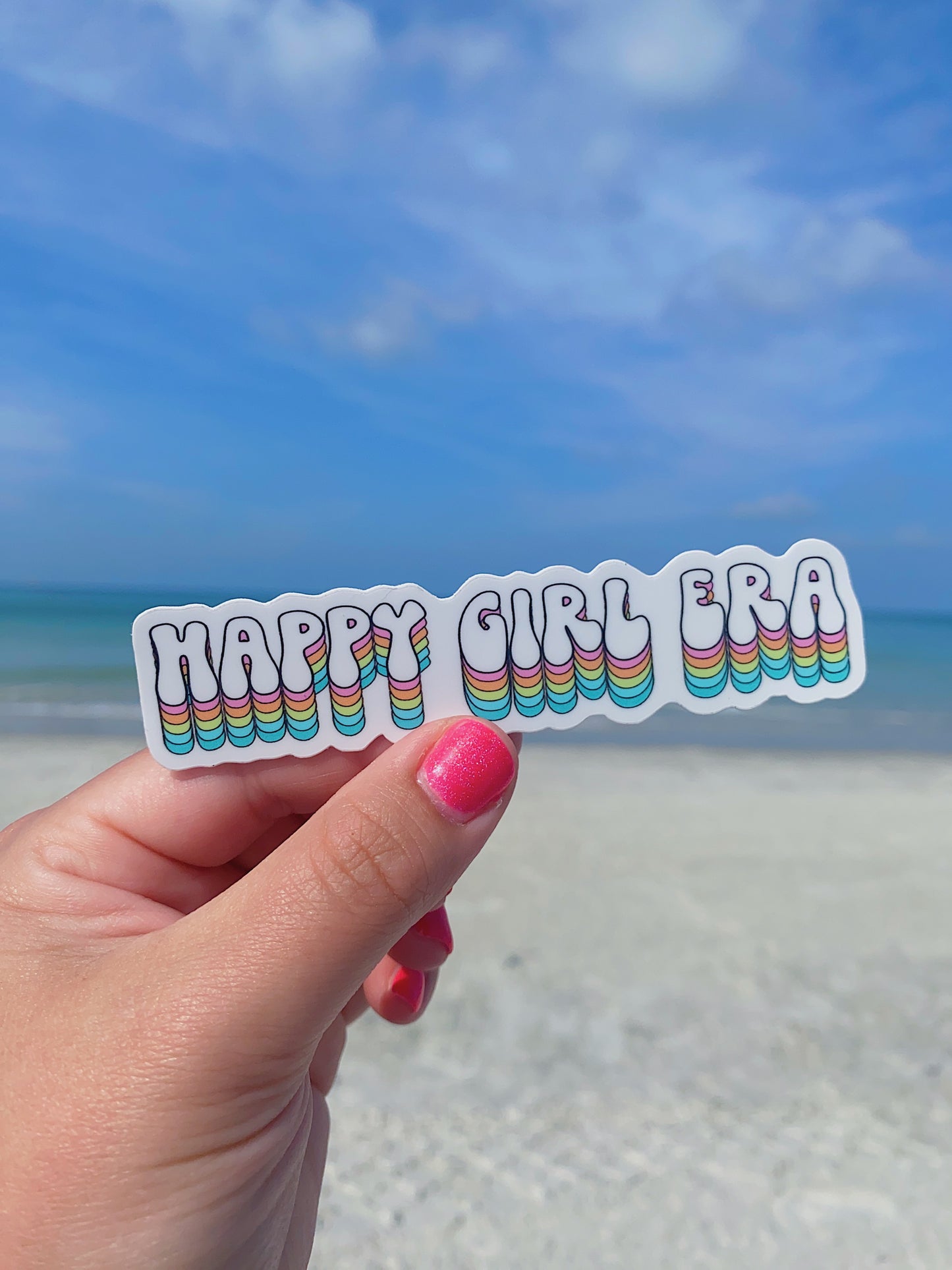 Happy Girl Era Sticker