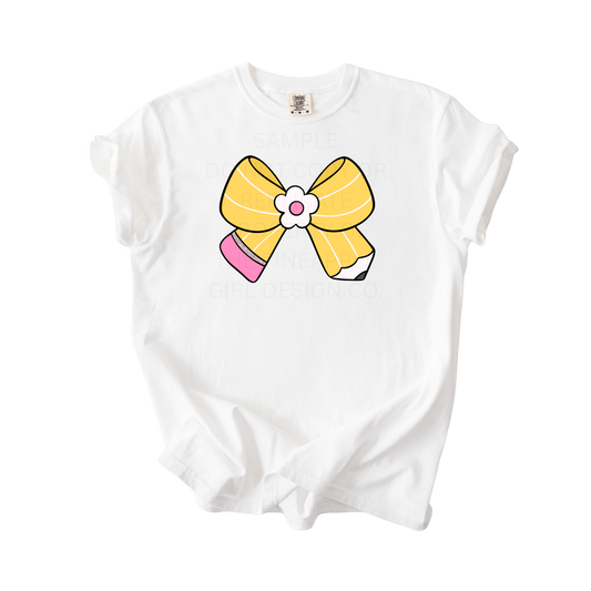 Pencil Bow Tee
