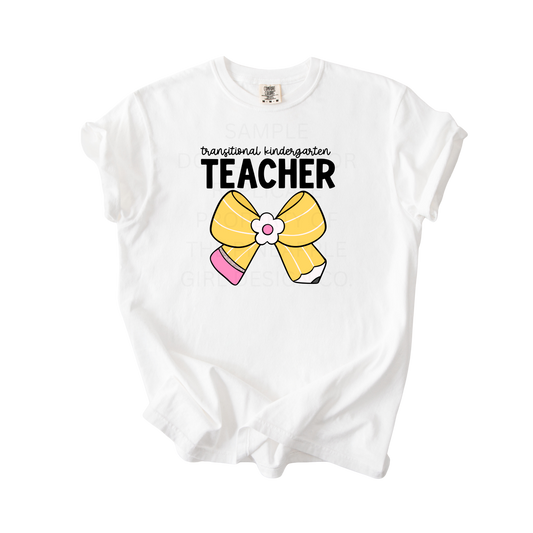 Transitional Kindergarten (TK) Teacher Bow Tee