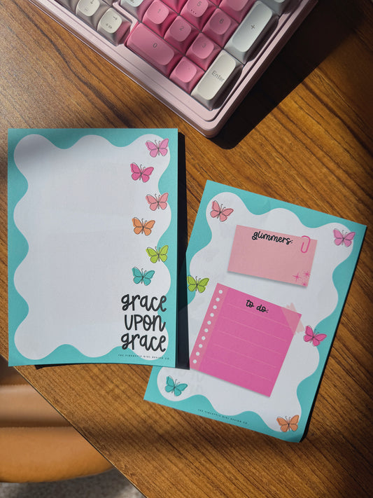 Grace Upon Grace | Double Sided Note Pad