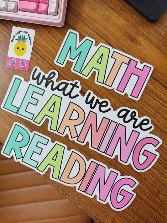 Content Area Magnet: Math | PASTEL
