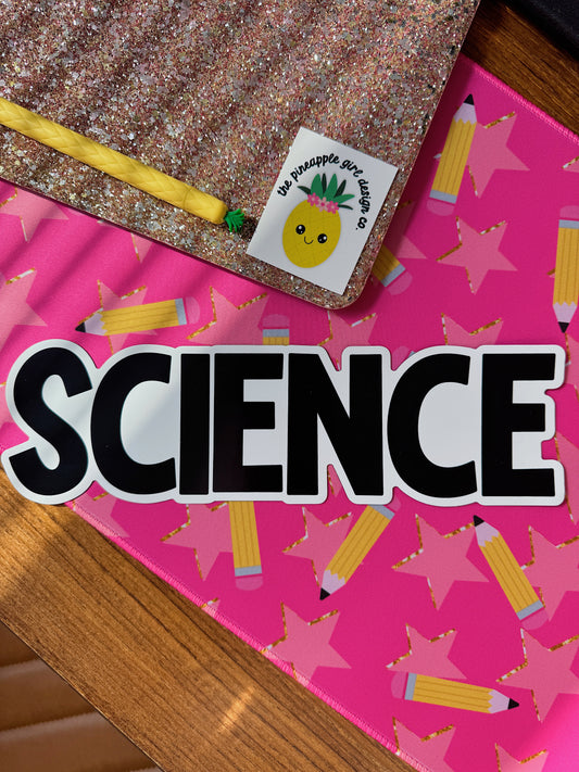 Content Area Magnet: Science | Black & White