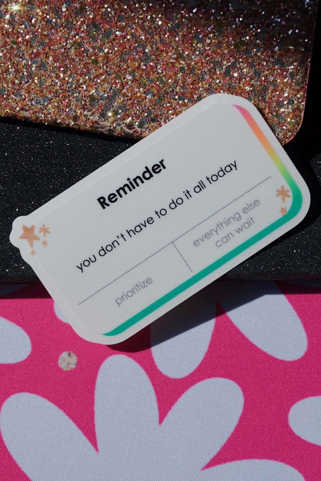 Notification Sticker | Large | Clear Edge – The Pineapple Girl Design Co.