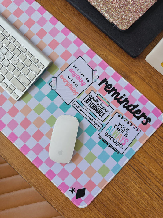 Reminders Desk Pad | Pastel