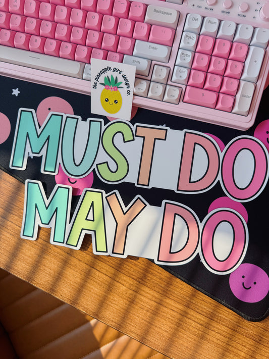 Must Do/May Do Magnet Set | PASTEL