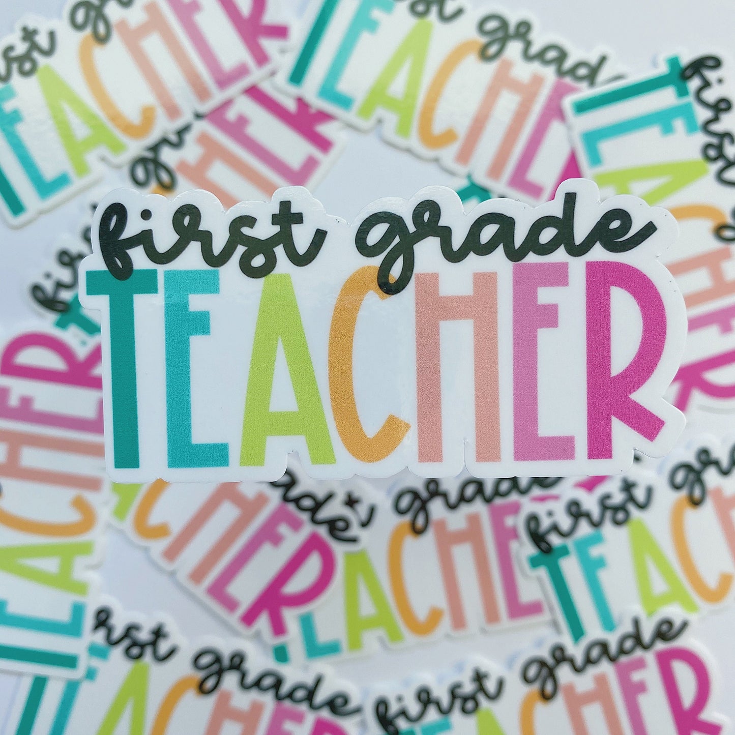 First Grade Teacher Sticker
