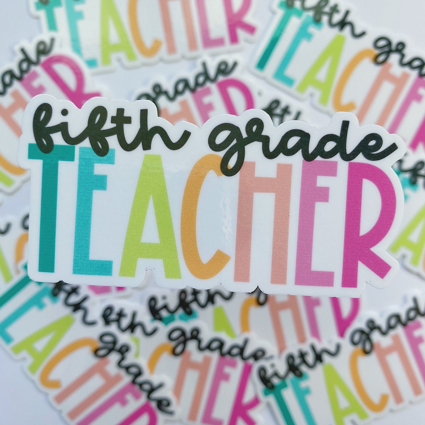 Fifth Grade Teacher Sticker