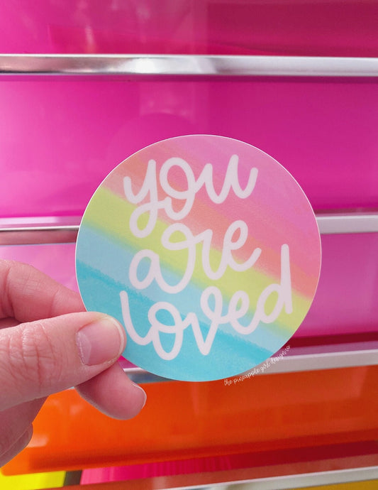 You are loved Sticker